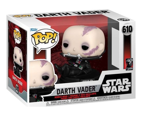 Figurka Funko Pop funko pop! star wars 6 610 darth vader "unmasked" "40th anniversary" Figūriņas un varoņi