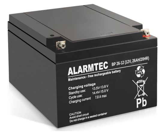 EMU Akumulators 12V 26Ah AGM Alarmtec BP26-12 Новинки Компьютерная техника