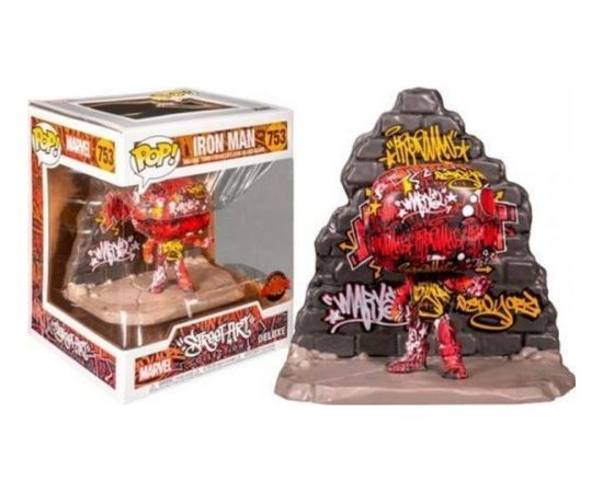 Figurka Funko Pop Figurki Superbohaterów MARVEL DELUXE IRON MAN STREET ART GRAFITTI DECO N 753 Figūriņas un varoņi