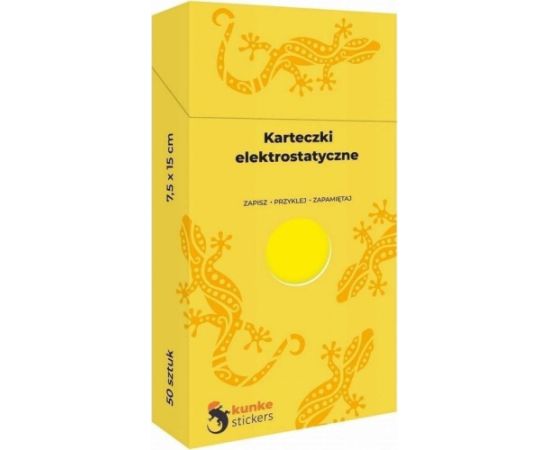 Panta Plast Electrostatic Notes 50pcs yellow Galda spēles