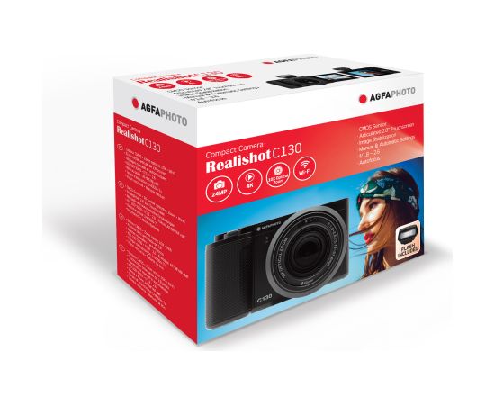 AgfaPhoto Realishot C130(Atv.iepak.) Digitālās fotokameras