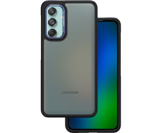 Crystal Black case for Samsung Galaxy M55 5G blue Чехлы - альтернативные