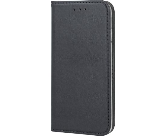 Smart Magnetic case for Motorola Moto G55 black Neoriģinālie Maciņi