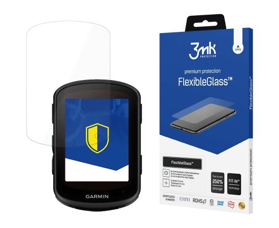 Garmin Edge 840 - 3mk FlexibleGlass™ screen protector Ekrānu aizsardzība