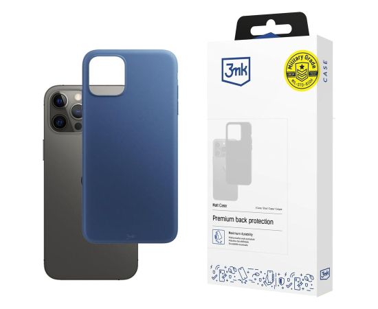 3mk Apple iPhone 12 Pro Max - Matt Case blueberry Neoriģinālie Maciņi