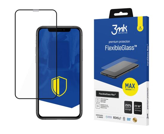 Apple iPhone Xs Max11 Pro Max BL - 3mk FlexibleGlass Max™ screen protector Защитная пленка для экрана