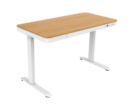 ACTIVEJET desk with electric height adjustment 120x60 ET119S white/oak Jaunumi -Dārzam