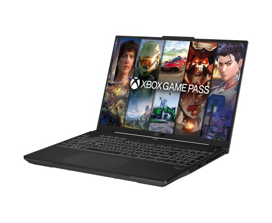 ASUS TUF Gaming A16 FA607NUQ-RL009W AMD Ryzen™ 7 170 Laptop 40.6 cm (16") WUXGA 16 GB DDR5-SDRAM 512 GB SSD NVIDIA GeForce RTX 4050 Wi-Fi 6 (802.11ax) Windows 11 Home Grey, Black Portatīvie datori