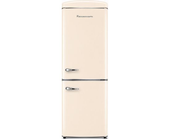Ravanson LKK-315RM Retro Fridge 597 mm x 707 mm x 1943 mm | 315 l | Total No Frost | Energy Class E | Cream Jaunumi Sadz. tehnika