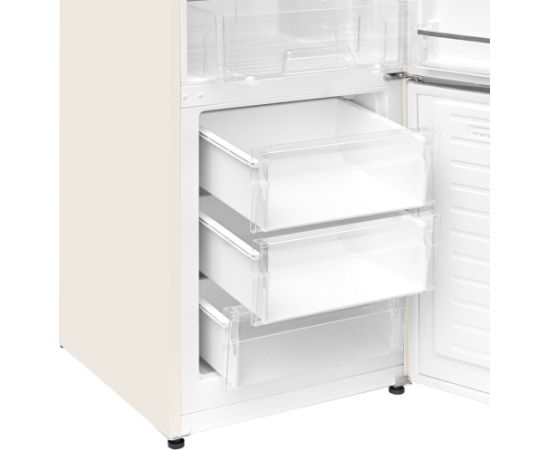 Ravanson LKK-315RM Retro Fridge 597 mm x 707 mm x 1943 mm | 315 l | Total No Frost | Energy Class E | Cream Jaunumi Sadz. tehnika