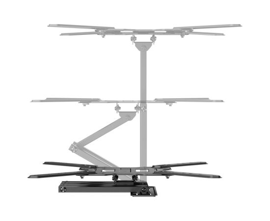 Maclean TV or Monitor Mount / Bracket, max. 23–65", max. load 30 kg, universal, max. VESA 400x400, MC-759 N TV un monitoru stiprinājumi, kronšteini