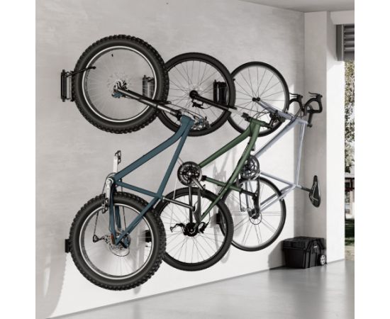 Maclean Wall-Mounted Bike Rack / Hanger, max. load 35 kg, adjustable tilt angle, steel, MC-171 Велосипеды