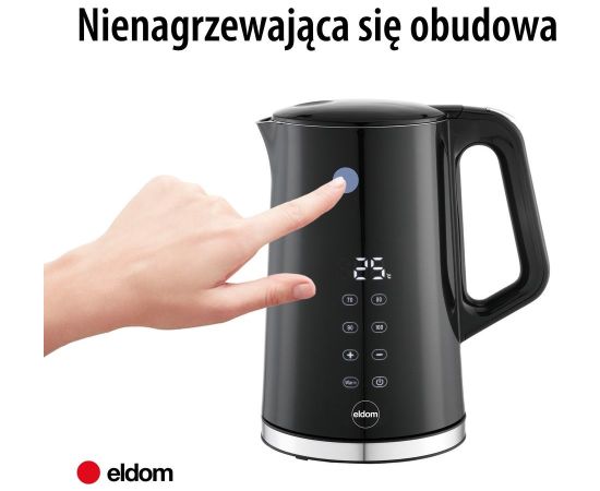 ELDOM CORDLESS KETTLE WITH TEMPERATURE CONTROL C540 JETTY Чайники (электрические)