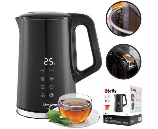 ELDOM CORDLESS KETTLE WITH TEMPERATURE CONTROL C540 JETTY Чайники (электрические)