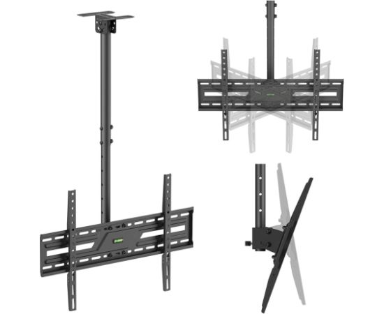 Maclean Ceiling Mount for TV, max. load 50 kg, 37–86", max. VESA 600x400, MC-173 TV un monitoru stiprinājumi, kronšteini