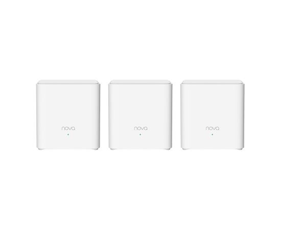 Tenda MX3(3-pack) Dual-band (2.4 GHz / 5 GHz) Wi-Fi 6 (802.11ax) White 1 Internal Рутеры