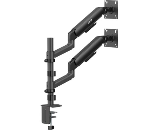 Ergo Office Mount / Holder for 2 Monitors, Gas Spring, 17"-32", 1-10 kg, Matte Black, ER-692 B TV un monitoru stiprinājumi, kronšteini