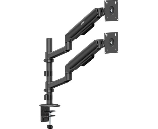 Ergo Office Mount / Holder for 2 Monitors, Gas Spring, 17"-32", 1-10 kg, Matte Black, ER-692 B TV un monitoru stiprinājumi, kronšteini