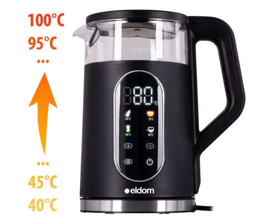 ELDOM CORDLESS KETTLE WITH TEMPERATURE CONTROL C560 NUVIA Чайники (электрические)
