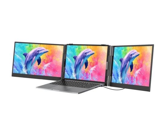 Blackview DCM8 Pro - 15.3" portable laptop screen extender with dual-monitor support and 2 USB-C ports LED / LCD мониторы