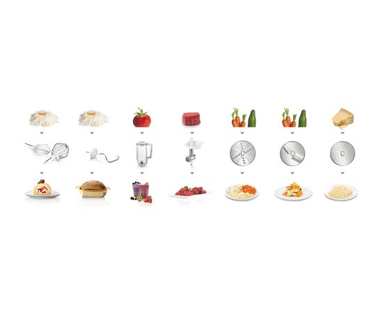 Bosch MUM58231 food processor 1000 W 3.9 L White Кухонные комбайны