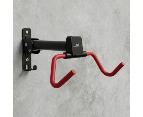 Maclean Horizontal Wall-Mounted Bike Rack, Steel, Max. Load 30 kg, Adjustable Angle, MC-172 Велосипеды