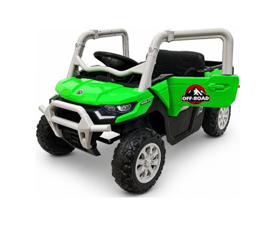Lean Cars 4x4 Battery-Powered Vehicle GTS2299-H 24V Green Jaunumi, Bērnu preces