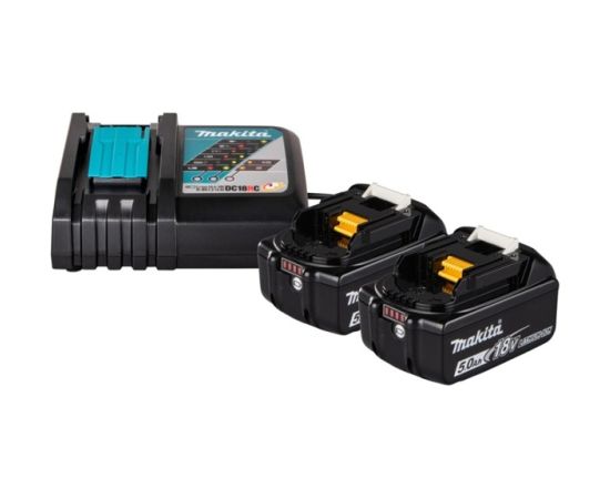 Piederumu komplekts Makita 1914J6-4; 18 V; 2x5,0 Ah + DC18RC Аккумуляторы