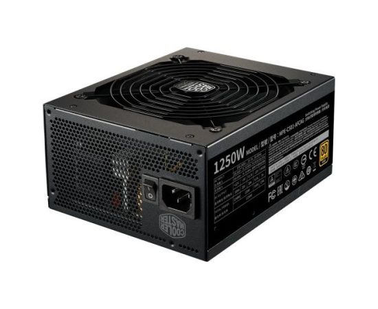 Cooler Master MPE-C501-AFCAG-EU MWE Gold V2 Barošanas bloks 1250W Melns Datoru barošanas bloki