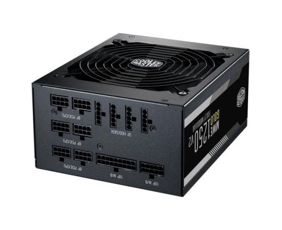 Cooler Master MPE-C501-AFCAG-EU MWE Gold V2 Barošanas bloks 1250W Melns Datoru barošanas bloki