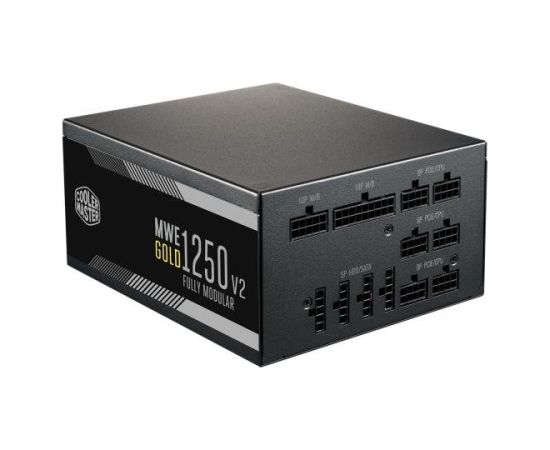 Cooler Master MPE-C501-AFCAG-EU MWE Gold V2 Barošanas bloks 1250W Melns Datoru barošanas bloki