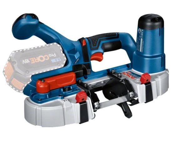 Bosch cordless band saw GCB 18V-63 Professional Solo, 18V (blue/black, without battery and charger) Lentzāģi