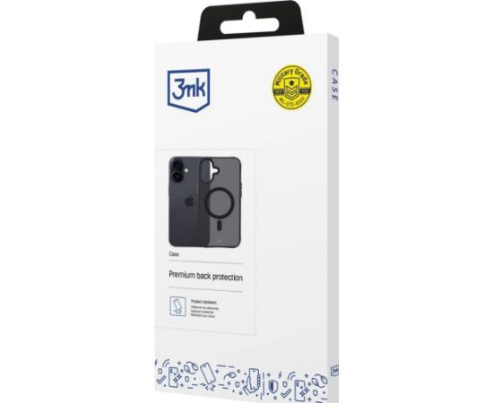 3MK - Smoke Matt MagCase - iPhone 17 - Black (Apple iPhone 17)  Mobile phone covers  Black Neoriģinālie Maciņi