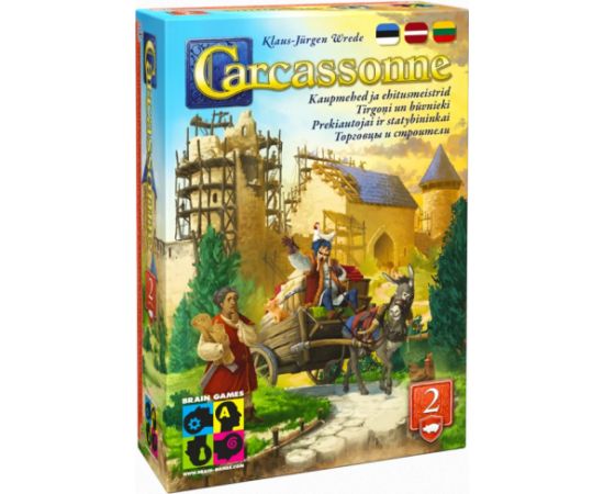 Brain Games Carcassonne exp 2: Traders & Builders (2025) Galda spēles