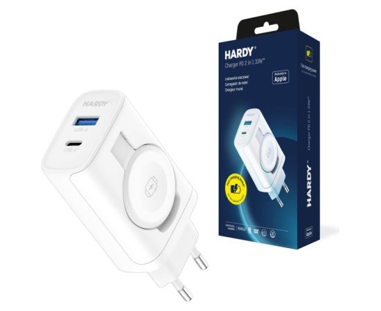 3mk HARDY Charger PD 2in1 33W for Apple AC Charger with Induction (5903108561938) Зарядные устройства