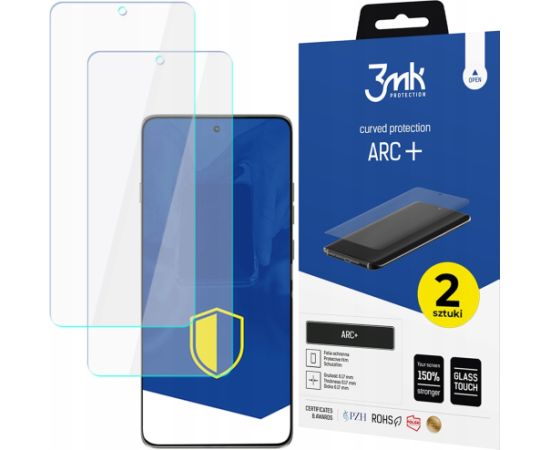 3mk ARC+ Motorola Edge 60 Pro (2 pcs.) Ekrānu aizsardzība
