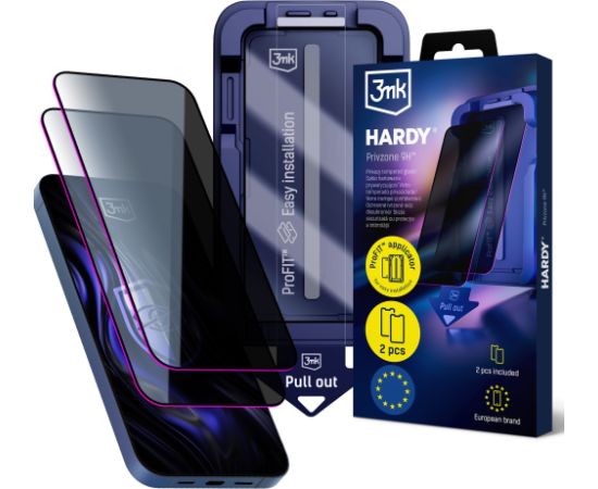 3mk Hardy Privzone 9H - Apple iPhone 14 Pro Max (5903108670661) Ekrānu aizsardzība