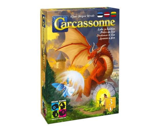 Brain Games Carcassonne exp 3: Dragon and Fairy (2025) Galda spēles