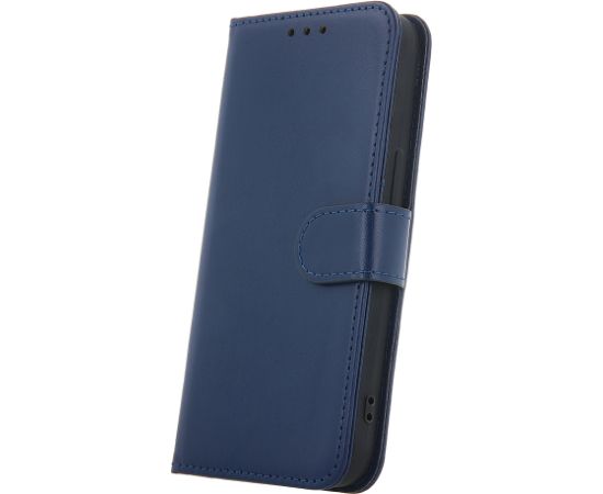 Smart Classic case for Xiaomi Redmi 12C / Redmi 11A / Poco C55 navy blue Neoriģinālie Maciņi