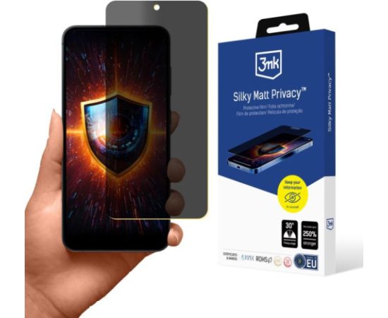 Samsung Galaxy S25 - 3mk Silky Matt Privacy Ekrānu aizsardzība