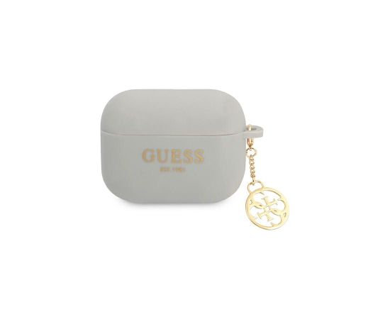 Guess 4G Charms Silicone Case for Airpods Pro Grey Наушники