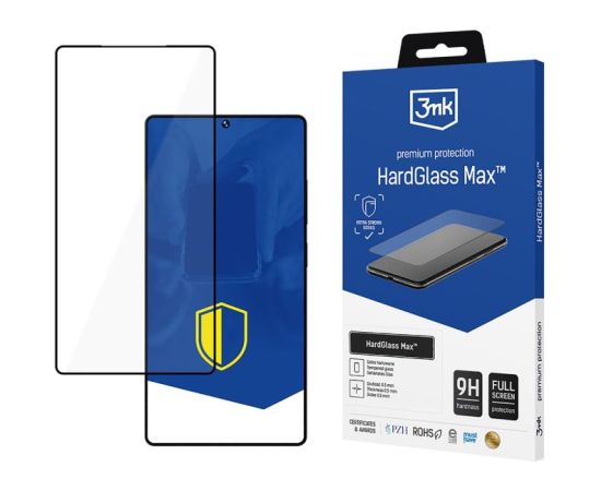 Samsung Galaxy S25 Ultra - 3mk HardGlass Max Black Защитная пленка для экрана