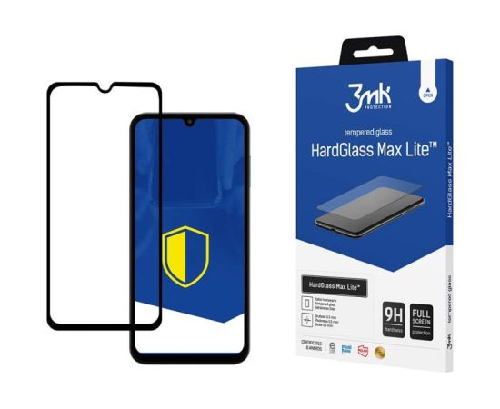 Samsung Galaxy M15 5G - 3mk HardGlass Max Lite Black Ekrānu aizsardzība