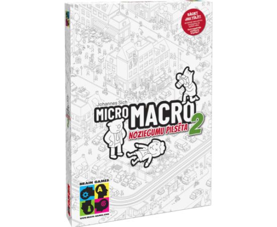 Brain Games MicroMacro: Noziegumu pilsēta 2 LV Galda spēles