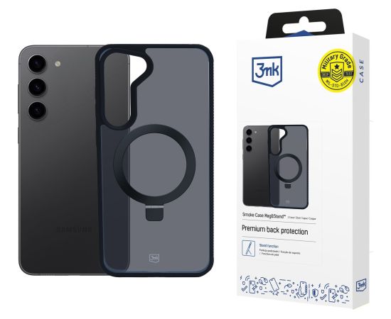 Samsung Galaxy S24+ - 3mk Smoke Case Mag&Stand Чехлы - альтернативные