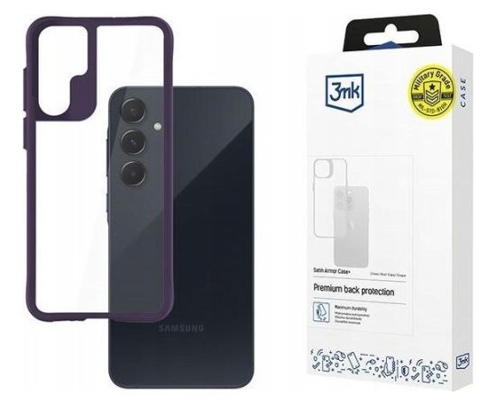 Samsung Galaxy A55 5G - 3mk Satin Armor Case+ Purple Чехлы - альтернативные
