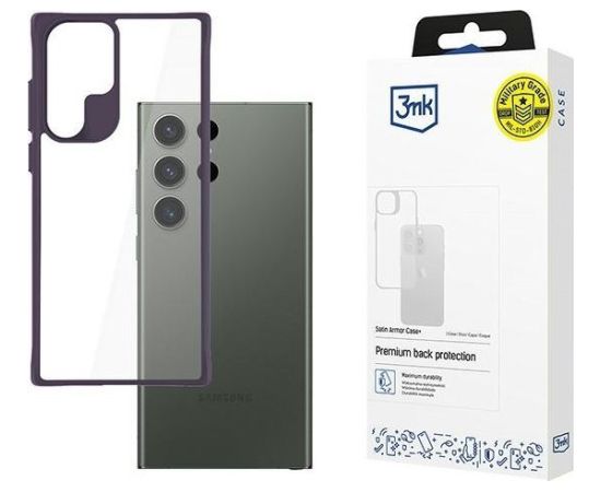 Samsung Galaxy S24 Ultra - 3mk Satin Armor Case+ Purple Чехлы - альтернативные