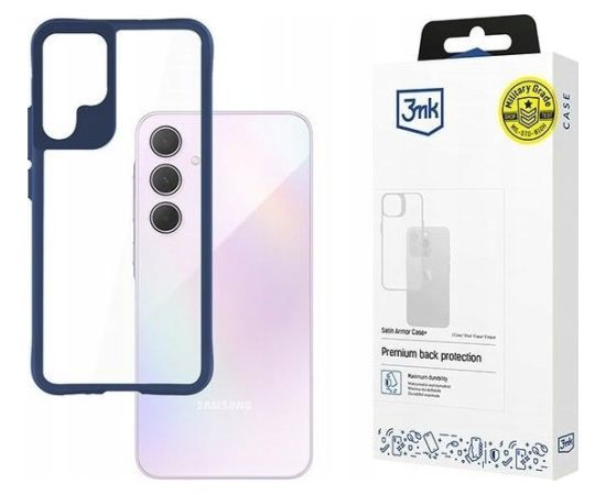 Samsung Galaxy A35 5G - 3mk Satin Armor Case+ Blue Чехлы - альтернативные