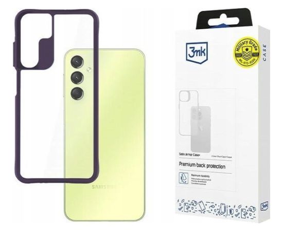 Samsung Galaxy A25 5G - 3mk Satin Armor Case+ Purple Чехлы - альтернативные