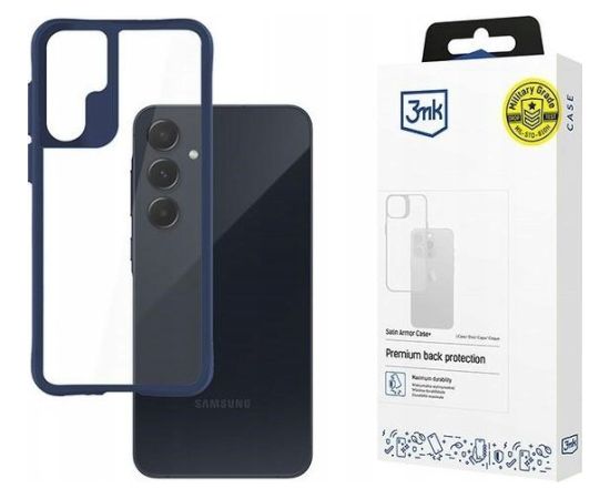 Samsung Galaxy A55 5G - 3mk Satin Armor Case+ Blue Чехлы - альтернативные